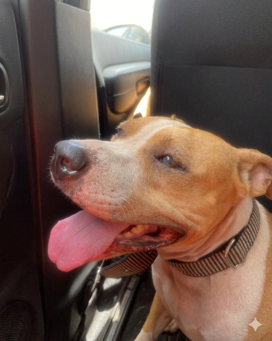 Tobias, cão disponível para adoção